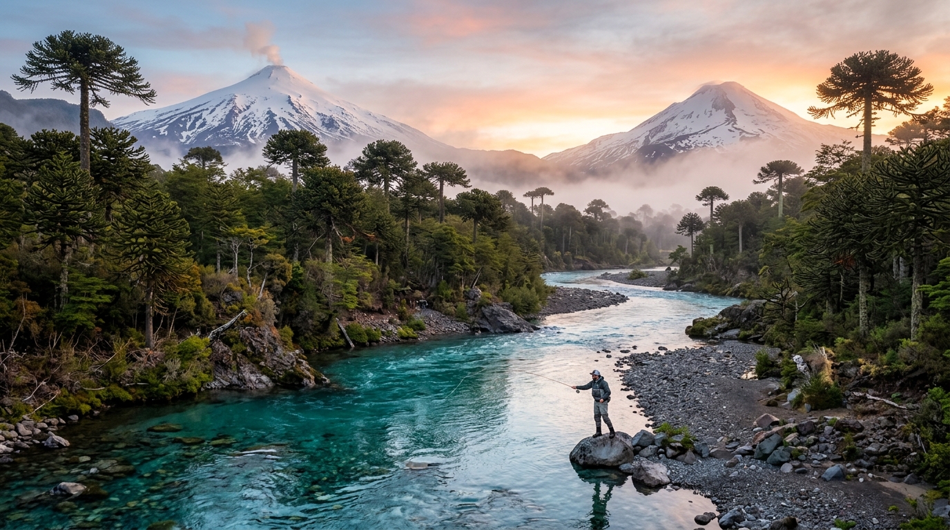 Temporada de pesca Araucanía 2026