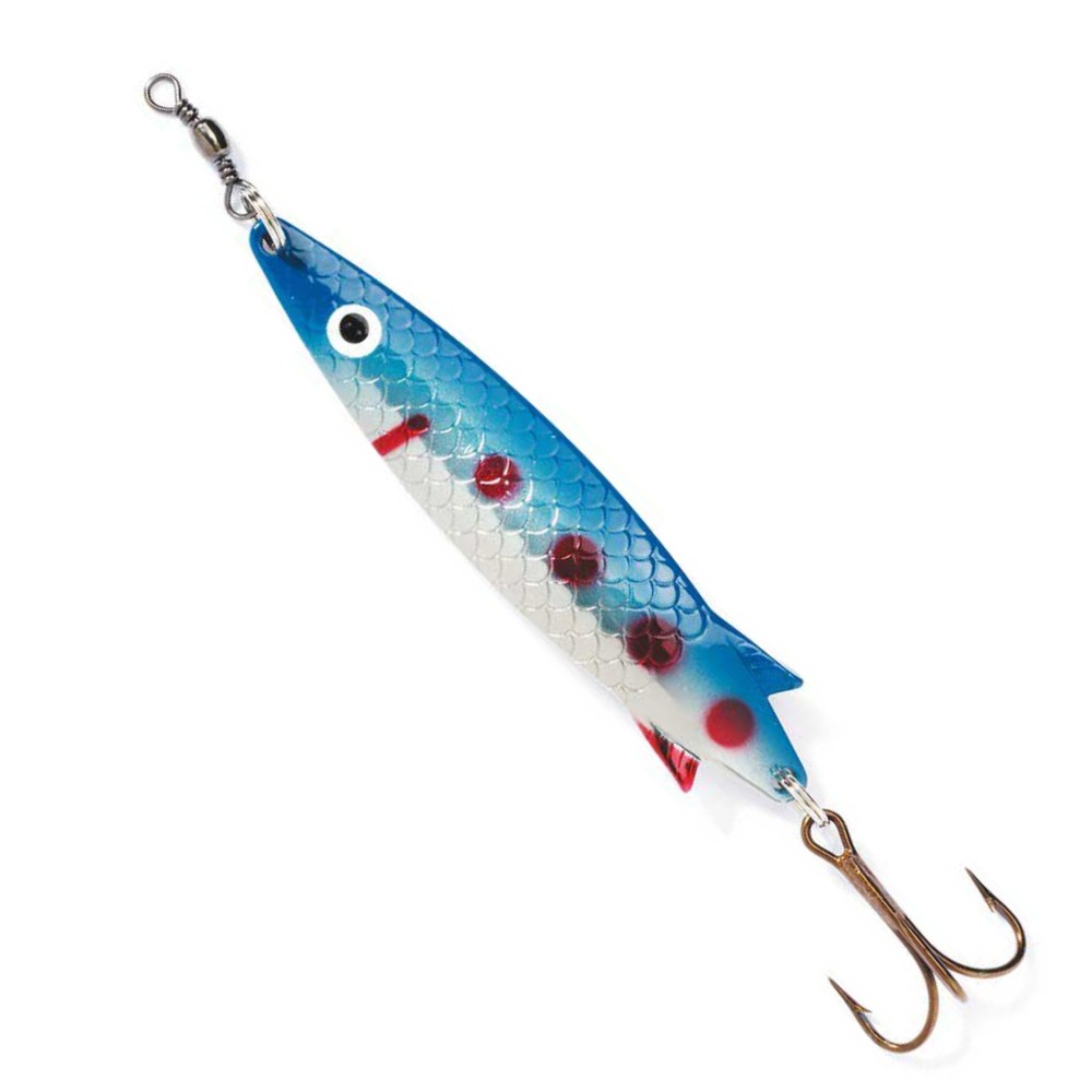 Cuchara Trolling Falcon Claw Salmón White Red Glr 07_ - Pesca Deportiva
