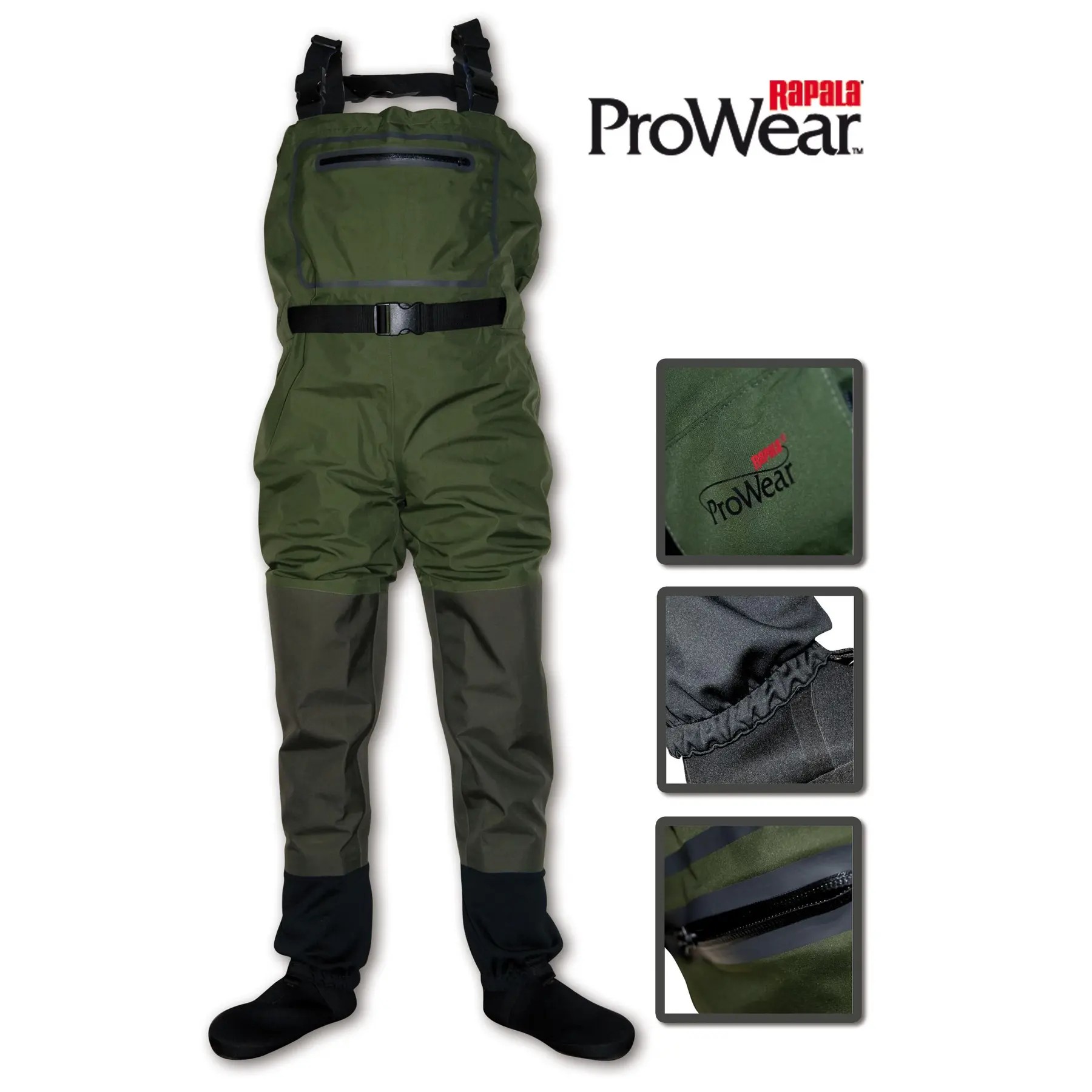 Wader Respirable Rapala Pro 4+3 Capas Talla Xxl