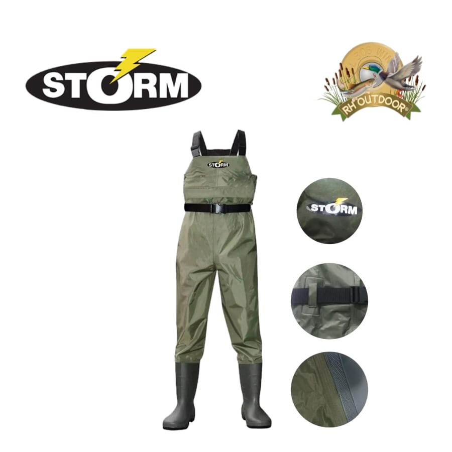 Wader de Pesca Rapala 420d Nylon Pvc Reforzado
