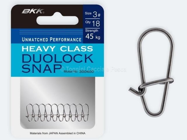 Broches Snap BKK Duolock con Destorcedor (Blíster)