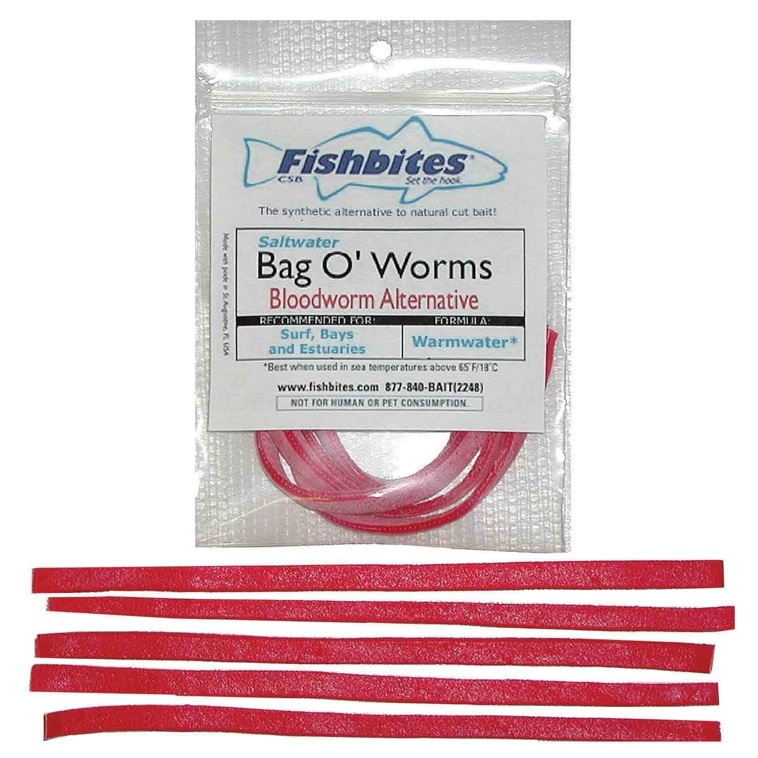 Fishbites Bag O’ Worms® – Lugworm 1/4 Lombriz Naranja